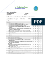 1800 Proforma 10 Teacher Evaluation Form