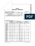 Zeners BZX85C3V3 - BZX85C100: Absolute Maximum Ratings