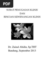 Download 211556239 Dr Zainal Surat Penugasan Klinis Dan Rincian Kewenangan Klinis by Koes Reenee Endro SN239601369 doc pdf