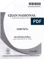 Download Soal Dan Pembahasan UN Matematika SMP Tahun 2014pdf by BudiUtomoSPd SN239603968 doc pdf