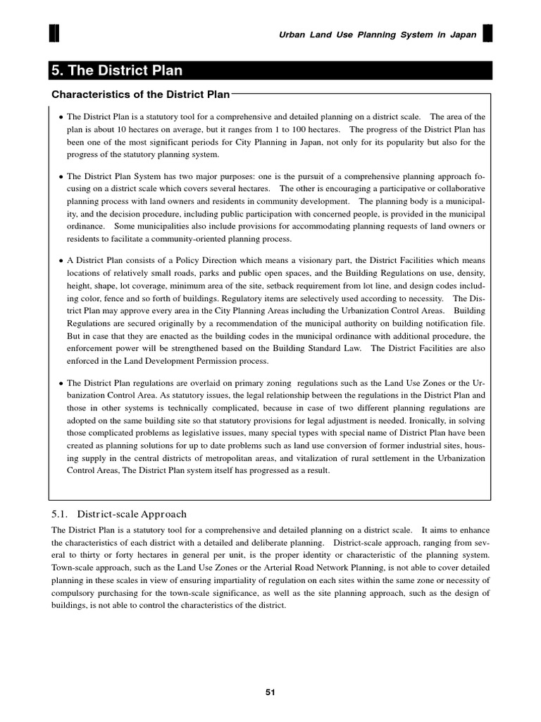 3.land Use Planning System in Japan PDF | PDF | Zoning | Urban Planning