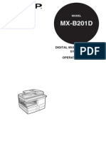 Sharp Mxb201d User Guide