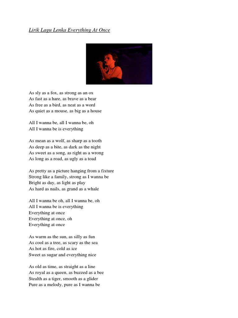 Lirik Lagu All The Time Arsia Lirik