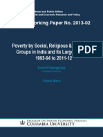 Poverty by Social, Religious & Economic Groups in India and Its Largest States 1993-94 to 2011-12