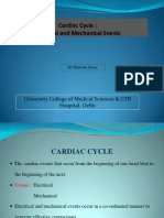 Cardiac Cycle Electrical Mechanical Events