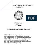 Btech II Yr Final Syllabus Electronics Engggroup 2014