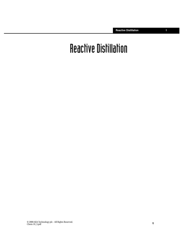 12.10 Reactive Distillation PDF | PDF | Science & Mathematics | Computers