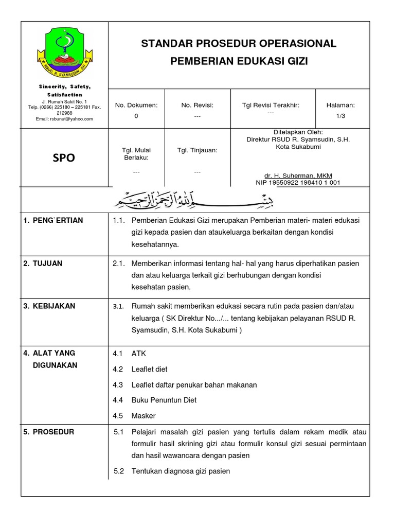 Contoh Formulir Edukasi Pasien - Simak Gambar Berikut