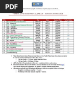 Verbal Live Sessions Calendar - August 2014 Batch