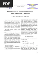 Determination of Solar Cells Parameters
