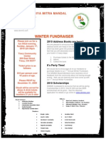 Winter Fundraiser Flyer