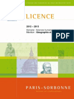 Brochure 2012-2013 Licence Geographie Et Amenagement 2012-08-29