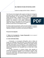 Modelo Del Proyecto de Investigacion