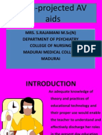 Non-projected AV Aids