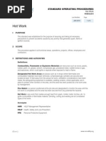 Hot Work: Standard Operating Procedures