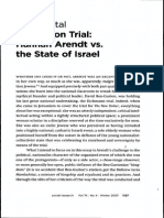El Desafío a Un Estado Hannah Arendt vs Israel