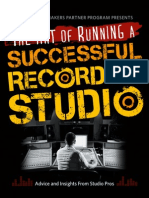 @ The Art of Running A Successful Recording Studio