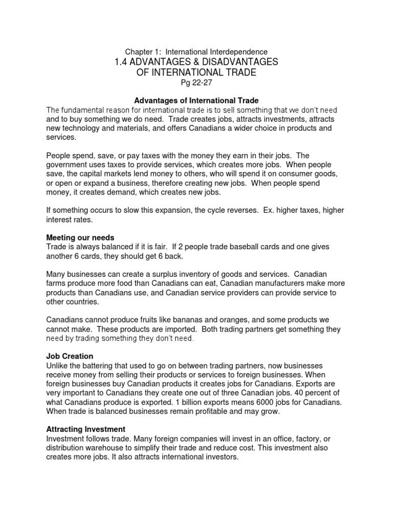 International Trade | PDF
