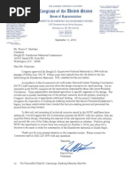 Issa letter on Eisenhower memorial