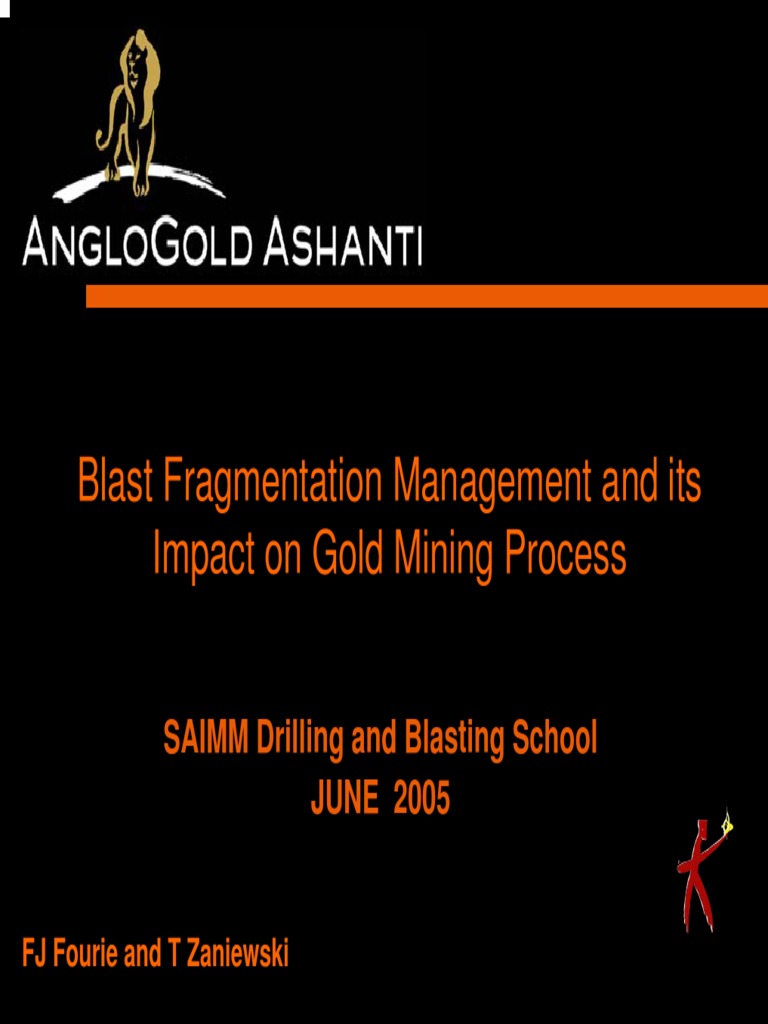 Blast Fragmentation Management SAIMM | PDF