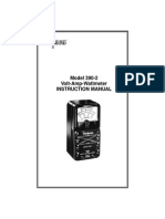 Model 390-2 Volt-Amp-Wattmeter Instruction Manual