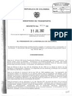 Decreto1609 de 2002