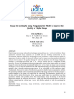 Image de Noising by Using Nonparametric Model To Improve The Quality of Digital Image