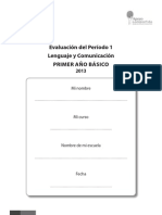 Evaluacion Lenguaje 1 Basico PDF