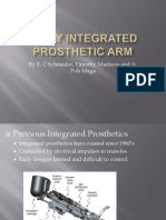 fully integrated prosthetic arm