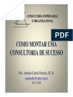 Como Montar Uma Consultoria de Sucesso