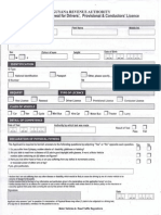 DMW O: Appl Cati R N Conductors' Licence