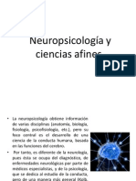 Neuropsicología y Ciencias Afines