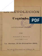La Revolución en Coquimbo (Apuntaciones y Datos). (1892)