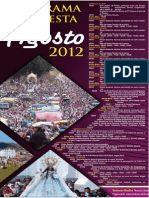 Programa de Fiestas Agosto 2012