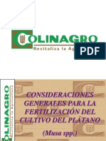 Programa Fertilizacion Platano