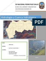 TRABAJO de HIDROLOGIA Cuenca Hidrologica y Conceptos Generales