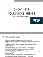 Modul 1 - Konsep Dasar Komunikasi Bisnis - Pertemuan 1