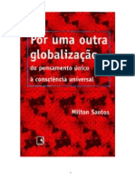 Livro Completo Por Uma Outra Globalizacao Milton Santos