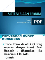 1. Sistem Ejaan Terkini