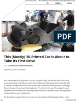 This (Mostly) 3D-Printed Car is About to Take Its First Drive _ Motherboard