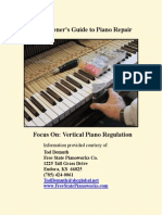 Vertical Piano Regulation Guide