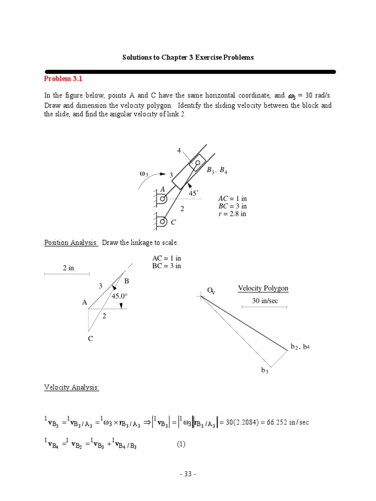 Kinematics Of Machine Pdf