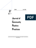 Journal of Community Positive practices 2011