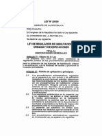 Ley 29090 Regularizacion de Habilitaciones Urbanas y Edificaciones