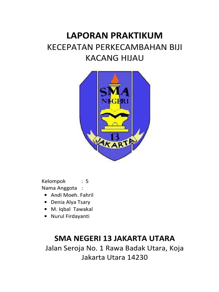 Laporan Praktikum Perkecambahan Kacang Hijau Kelompok Nurulf