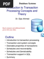 Introduction To Transaction Processing Concepts and Theory: Database Systems