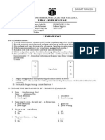 Ujian Akhir Nasional Bahasa Inggris SD 2010