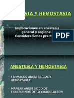 Anestesia Hemostasia