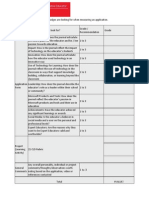 MIE Expert Application Rubric