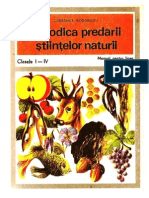 Metodica Predarii Stiintelor Naturii Clasele I-IV Manual Licee Pedagogice A5